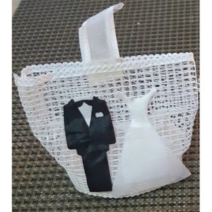 Wedding Organza Bag Bride&Groom